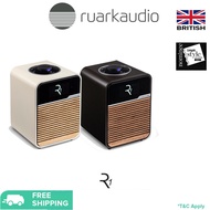 Ruarkaudio R1 MK4 Deluxe Bluetooth Radio - Light Cream/Espresso
