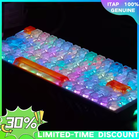New Atk RS6 Air Magnetic Switch Wired Keyboard Aluminium Alloy 8000hz 0.005mmrt Keyboards Rgb Gasket