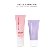 Grace and Glow New Bundle 2in1 BO Smooth Deodorant Serum + Brightening Sun Body Serum - For Bright S