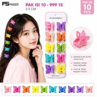 12pcs Marcella Flower Hair Clips M066 - Design ELEGAN, Soft Color BN 12 JPT 999 PK