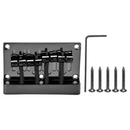 [2TPO] 4 Strings Bass Bridge Tailpiece Thickened Electric Box Guitar Plate Instrument Accessories 85