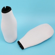 -10 Pieces Beer Bottle Coolers Bottle Insulator Sleeve Covers with Ring Zipper for 12 Oz 330 Ml Bot