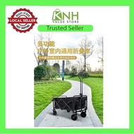 Outdoor utility folding wagon BIG WHEEL 5 inch wagon trolley