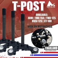 MOTOLAB MOTORCYCLE T-POST FOR XRM, TMX125, TMX155, RUSI125, CT100