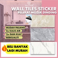 30x60CM Wall Tiles Marble Self Adhesive PVC Floor Wall Stickers Waterproof Wallpapers Bathroom Toile