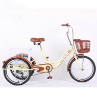 20 Inch Adult Cargo Kargo Three 3 Wheel Bicycle Bike Basikal Tricycle Trike Roda OKU Basket Transpor