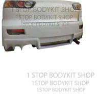 MITSUBISHI LANCER REAR BUMPER (FQ400) FIBER(FIBERGLASS)SKIRT LIP BODYKIT