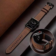Genuine Leather Strap For Apple Watch Series 10 9 8 7 SE 49mm 42/46mm 44/45mm Smart Watch