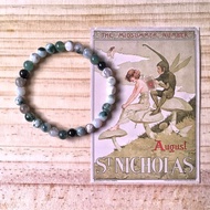 Agate Bracelet Black Agate & Water Agate Bracelet