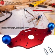 KENTON Trimming|Rust Resistant Slotted Bottom Plate Wood Router Base, Slotted Chamfer Fixed-base Bak