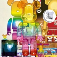 🔥少量現貨🔥著燈🔥巜 MEDICOM TOY BE@RBRICK EU EMOTIONALLY UNAVAILABLE 心心 發光 100% + 400% SETS 》