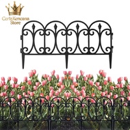 Small Garden Fence 58x23cm Black Plastic Outdoor Garden Fence Garden Fence Outdoor Fence