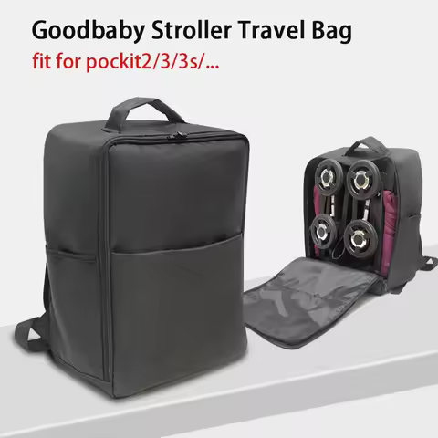 Stroller Accessories Goodbaby Pockit 2s/3/3s Strollers Travel Bag Thickened Waterproof Backpack Airp