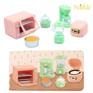 Twinkle 1:12 Mini Kitchen Model Baking Oven, Blender, Coffee Maker, Rice Cooker, Egg Steamer