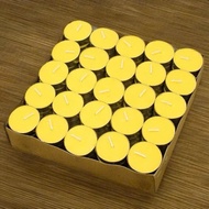 Box of 100 Tealight candles - Margarine candles with herbal essential oils that burn for 2 hours - 4