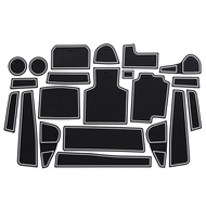 18-19 BMW 5 Series Door Slot Mat Car Modification Interior Water Cup Armrest Box Storage Slot Anti-s