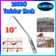TWISTER HOOK REINFORCING TIE-UP HOOK WIRE TWISTER HOOK 10"