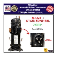 Mitsubishi AirCond/Chiller Inverter Compressor 7HP (R410a Gas) Model : GTC5150NH48L