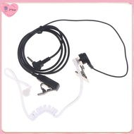 【Z*Star】 3.5mm Earpiece 1Pin Radio Air Covert Acoustic Tube Earpieces Headset With PTT Mic  .