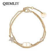 gelang tangan perempuan gelang tembaga original tidak pudar gelang titanium gelang titanium anti kar