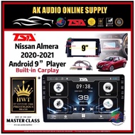 🎁Free AHD Camera 🎁 8Ram + 128GB DSP 4G Carplay ◾ TSA Nissan Almera 2020 - 2021 9'' inch Android TS10 Car Player Monitor