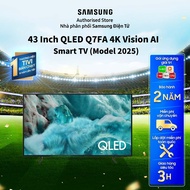 [Giao hàng và lắp đặt nội thành phố HCM trong 2H][Model 2025] 43Q7F - Smart Tivi Samsung QLED 4K 43 