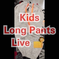 Kids Long Pants Jogger Live Lock Only