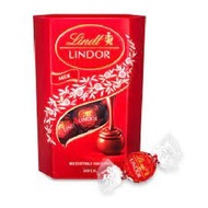 Lindt LINDOR Milk Chocolate Truffles Box, 200g