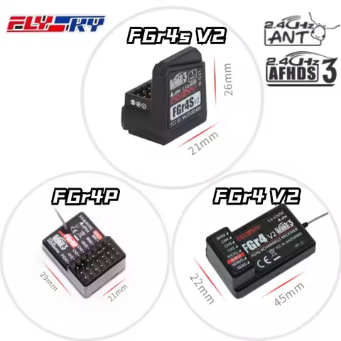 Original FLYSKY Noble NB4/NB4 PRO Receiver FGR4S FGR4P FGR4 4CH Waterproof 2.4G AFHDS ANT High-speed