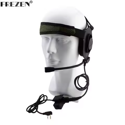 Tactical Bowman Elite II Radio Headset Earpiece With U94 Style PTT For Kenwood Portable Radio Baofen