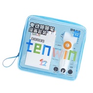 SA Electric Airbrush Marker Set With 12 Markers Airbrush Pen 3 Drawing Templates