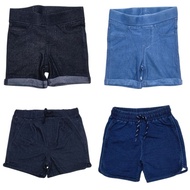 F0x for girl (ukur dulu) baby kids short pant black navy blue - size 3M-8T