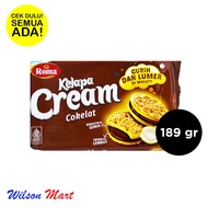 Roma COCONUT CHOCOLATE CREAM COCONUT BISCUIT CHOCOLATE MILK CREAM 189 GRAM