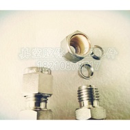 316L Vacuum KF16/25/40 Flange to VCR Card Sleeve Silver-Plated Joint/Steel Pipe 6mmEP Grade 1/4 1/2