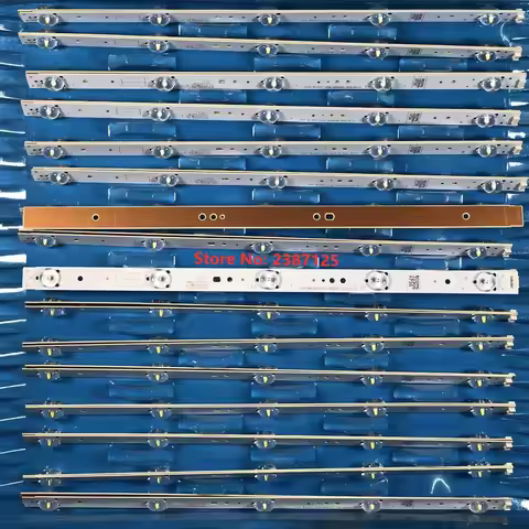 40PCS LED Strip For 43E6000 E465853 5800-W43001-5P00 5835-W43002-2P00 VER01.00 02K03177A G Screen RD