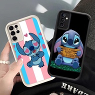YS-49 Cute Stitch Shockproof Casing for Samsung A55 A54 M15 S25 S24 S21 FE Ultra