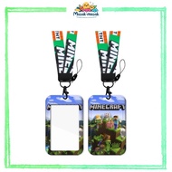 🌙✨⭐ Minecraft My World Ezlink Card Holder + Lanyard l Hard Plastic Cover l Condo Access Card l Credi