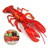 {Mulitibuy}Simulation Lobster Plasitic Plastic Prop Realistic Red Package Content