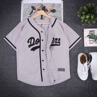 Dodgers gray baseball jersey for men and women