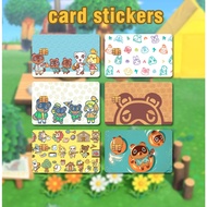 ANIMAL CROSSING CARD STICKER - NS ANIMAL CROSSING CARD STICKER - GAME STICKER  - ACCESS CARD SKIN CO