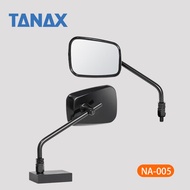 กระจกมองหลังมอเตอร์ไซค์ TANAX NA-006 วิสัยทัศน์กว้าง ลดแรงกระแทก ซัพพลายเออร์ตรงจากญี่ปุ่น อุปกรณ์เส