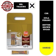 CSR Gula Perang Better Brown Sugar Stick / Sachet 100x5g