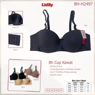 Lydyly H 2497 BIG cup collection silky bra bh cup C 1/2, wire, foam, (36-42)