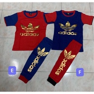 Baby Boy Tshirt & Pants Set Gold Letter Wording Printed