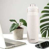 Oasis 三層陶瓷彈蓋保溫/保冰瓶 1000ml