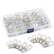 Tin Plated Goods Cross-Border SC4-SC25Boxed Cold Pressed Terminal Peek Hole Bare Terminal Wiring100p