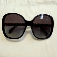 Chanel 皮革金鏈墨鏡