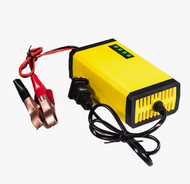 (COD) Charger Aki Portable 12V-24V 10A Mobil dan Motor LCD Indicator with Intelligent Chip / Cas Aki