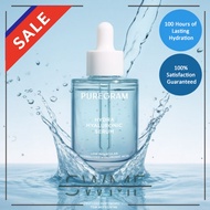 [PUREGRAM] Hydra Hyaluronic Serum – Low Molecular Hydrating 100hr Moisture K-Beauty Skin Care 50ml