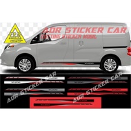 Latest Evalia NV200 car sticker nissan Evalia NV200 side bodycutting stiker